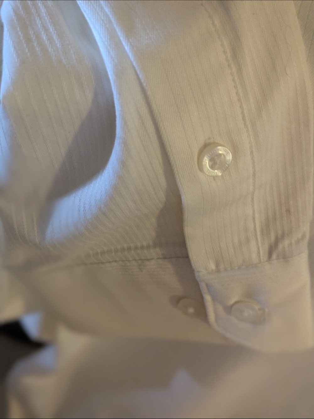 Structure Men's Slim Fit XL White Button-Up Dress Shirt New Extra Collar Stays - Picture 7 of 7